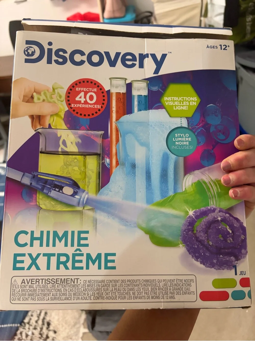 Discovery Chimie Extrême Kit - Purple, Green & Blue